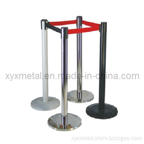 Hospital and Banks Moving Crowd Control Retractable Belt Barrier